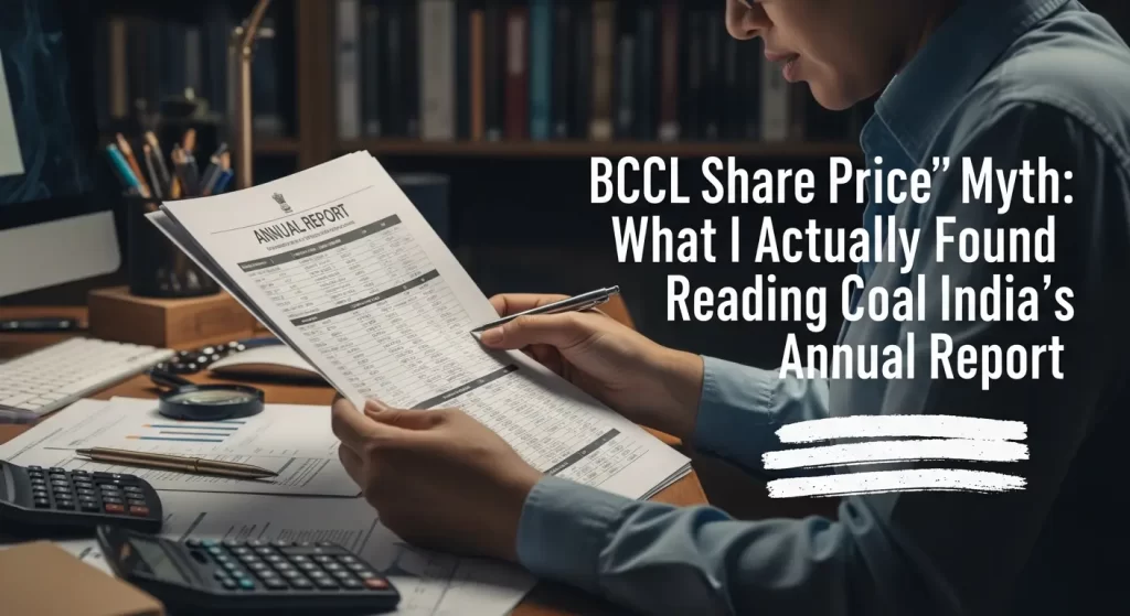 The “BCCL Share Price” Myth: What I Actually Found After Reading Coal India’s Annual Report