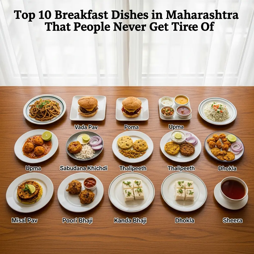 Top 10 Breakfast Dishes in Maharashtra That People Never Get Tired Of
